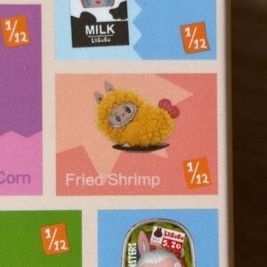 Pop Mart Labubu The Monsters Wacky Mart Fried Shrimp vinyl figure